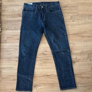 Like new -GAP Men's Dark Blue Slim Gapflex Straight Jeans